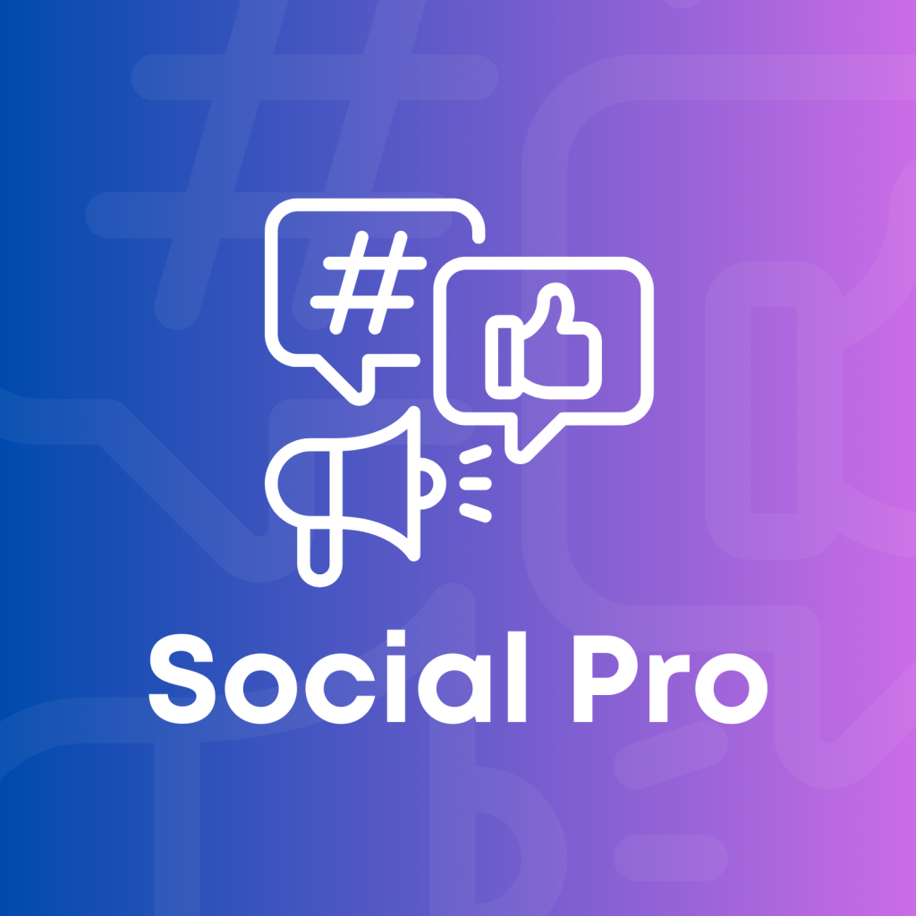 Pakiet Social Pro – do 16 grafik z tekstem miesięcznie, mini-animacje, formaty reklamowe i doradztwo contentowe; 1800 zł netto miesięcznie.